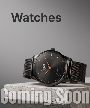 Minimalist Black Mesh Watch